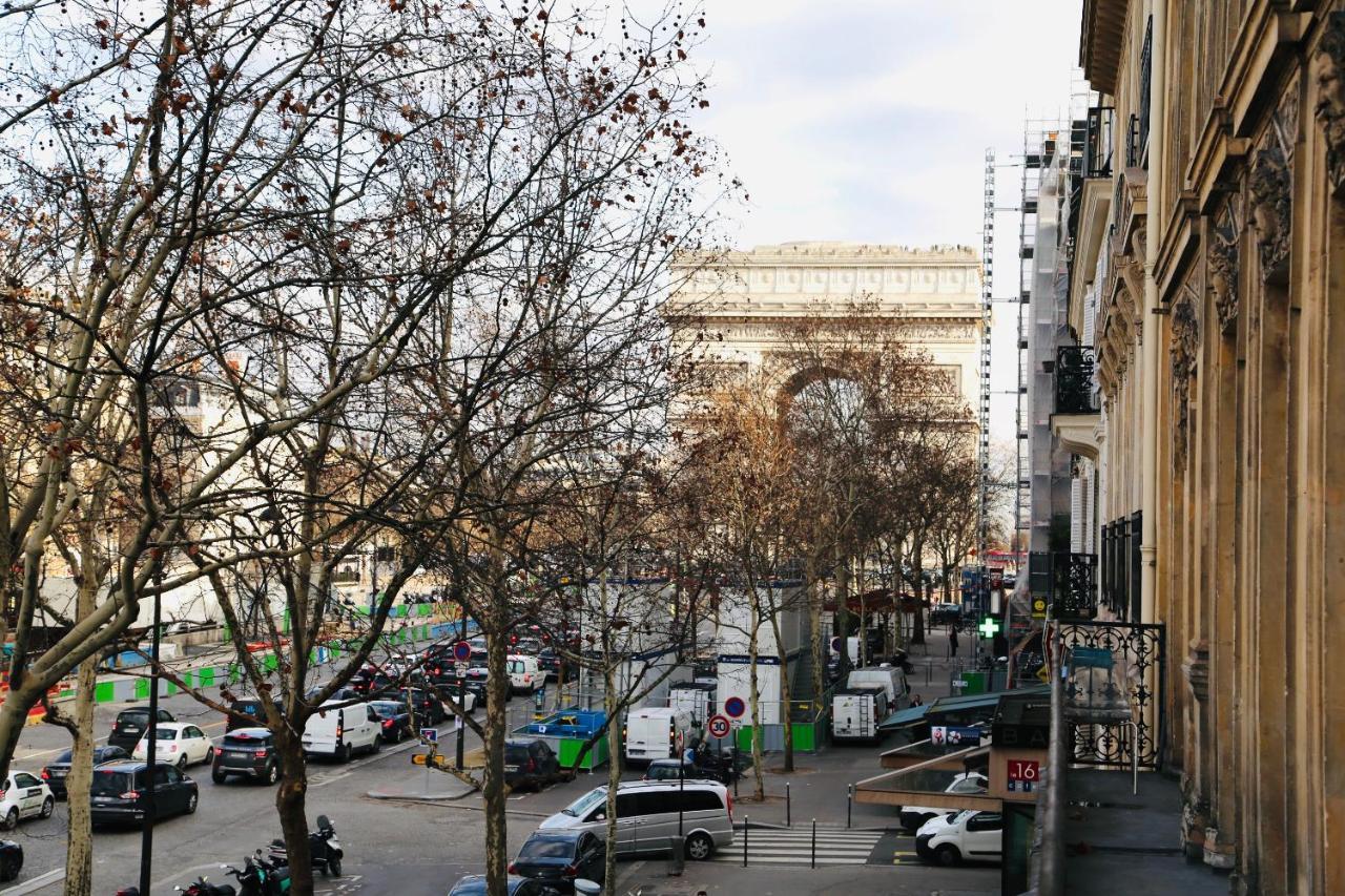 Suite Junior Avec Balcon Et Vue Sur Arc De Triomphe Париж Екстер'єр фото